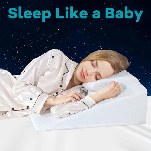 41cdn3lga5l.jpg HOMBYS Adjustable Bed Wedge Pillow for Pressure Relief and Snoring