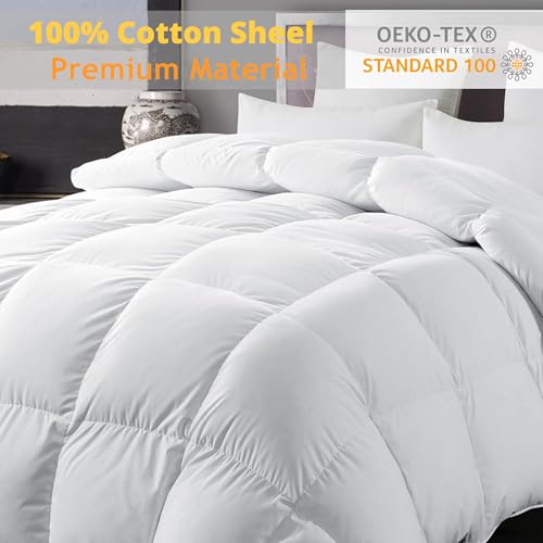 41d7o91bpzl.jpg ELNIDO QUEEN Feather Down Fiber Comforter - Luxurious Hotel Bedding Comforter with Corner Tabs | ELNIDO QUEEN All Se