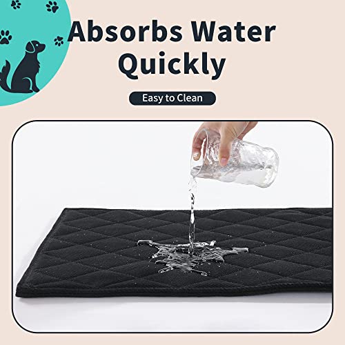 41exqji cal 1.jpg Indestructible MABOZOO Dog Bed for Aggressive Chewers, Machine Washable Crate Pad, Durable for Medium Dogs, Black Ken