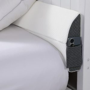HOMBYS Queen Size Mattress Wedge Gap Filler with Side Pocket for Bed Crack Space Filler OEKO-TEX STANDARD 100 | HOMBYS