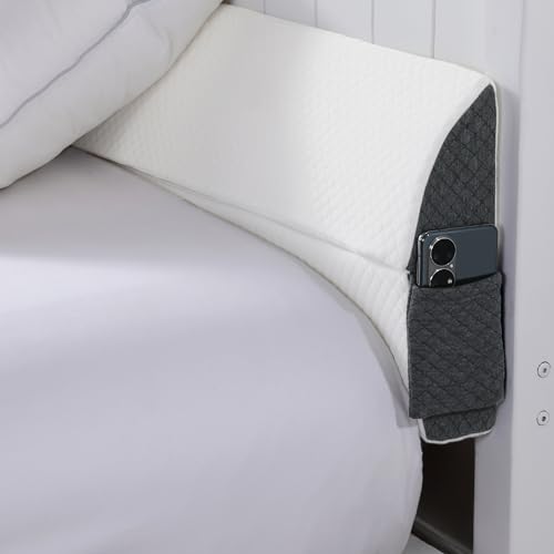 41fkhribqfl.jpg HOMBYS King Size Pillow Wedge for Headboard Gap & Mattress Filler with Side Pocket
