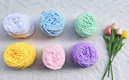 41flfa8lkhl.jpg Chunky Chenille Yarn for Warm Textiles