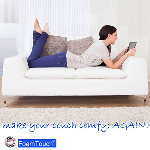 41gom9zqcpl 2.jpg FoamTouch High Density Square Upholstery Foam, Couch Cushion, Dining Chair Cushion, Wheelchair Seat Cushion Replaceme