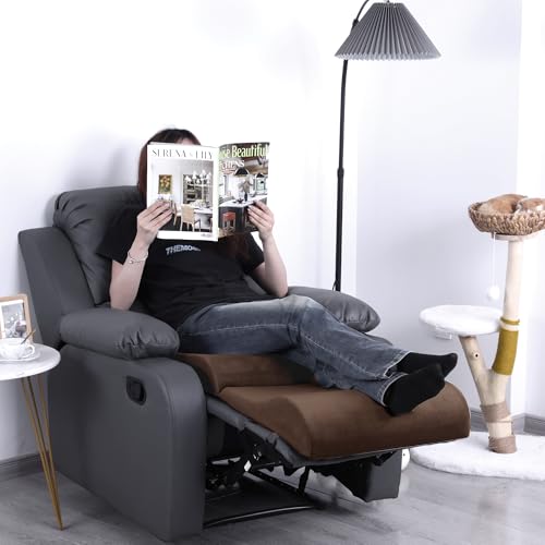 41gwrxbv1l.jpg HOMBYS Thick & Supportive Foam Recliner Cushion with Leg Pillow
