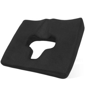Cooling Gel Memory Foam Bed Sore Cushion for Butt | T-Shaped Pressure Relief for Wheelchair, Office & Car | Coccyx Suppo