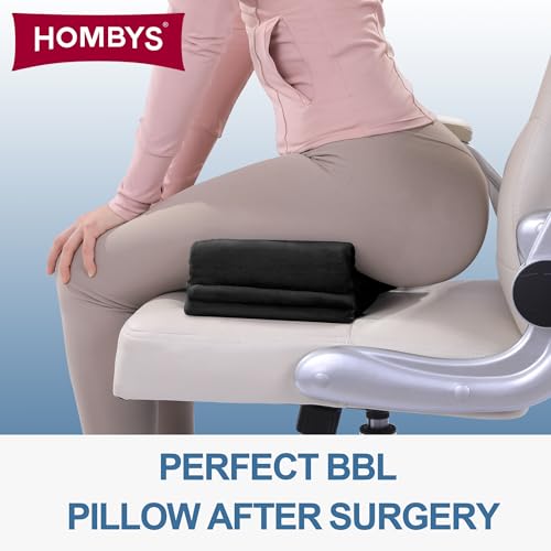 41igzxfl5vl.jpg HOMBYS Adjustable Height BBL Pillow After Surgery for Sleeping | High Density Foam BBL Recovery Pillow for Sitting