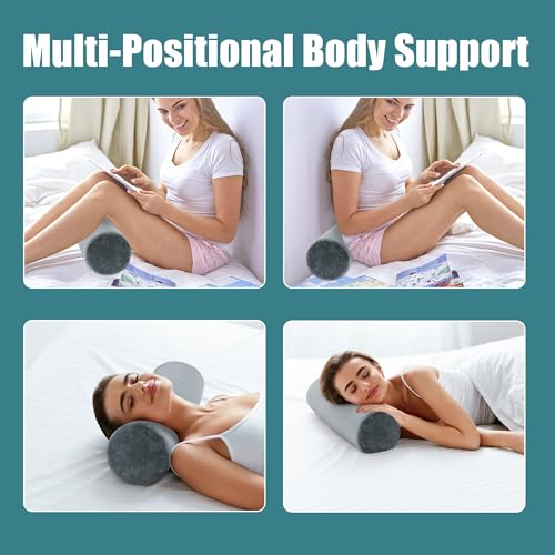 41icrje77ul 1.jpg HOMBYS Memory Foam Sleep Position Training Pillow, Adjustable Supportive Trainer Pillow for Back and Side Sleepers -