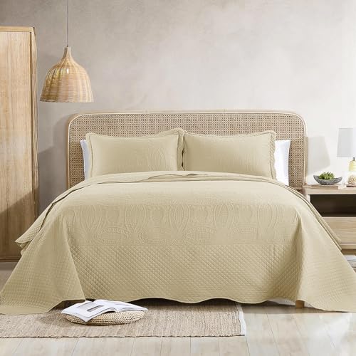 41khfuv4ttl.jpg HOMBYS Oversized King Bedspreads for All Seasons Comfort and Durability HOMBYS Extra Wide King Bedspreads for Relaxation