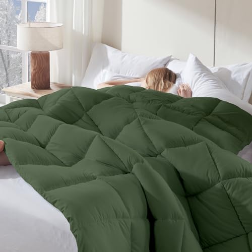 41kpcqyei9l.jpg DOWNCOOL Green Oversized King All Season Comforter Quilt