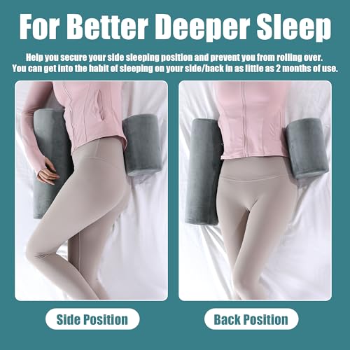 41lah509jgl.jpg HOMBYS Memory Foam Sleep Position Training Pillow - Back Sleeper Side Sleeper Supportive Trainer Pillow | Adjustable