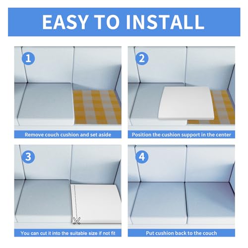 41lrkv1bral 1.jpg High-Density Foam Couch Cushion Support 3PCS for Sagging Couch Cushions | Curved Furniture Seat Cushion Replacement