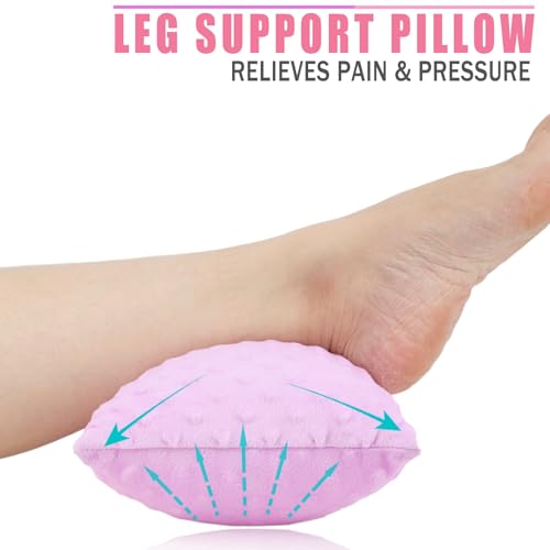 41lecrsqfl 2.jpg Comfortable Minky Dot Lavender Knee Pillow for Side Sleepers Back Pain Relief After Surgery