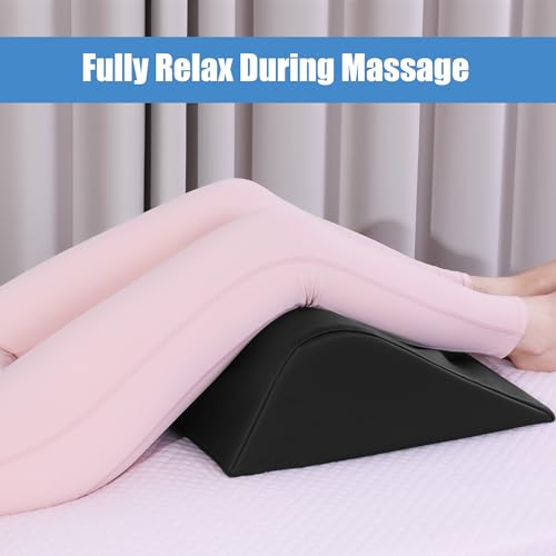 41mvzc2jctl 1.jpg HOMBYS Wedge Bolster Pillow for Legs - Massage Table Triangle Support Pillow, PU Leather Waterproof Foam Tattoo Relie