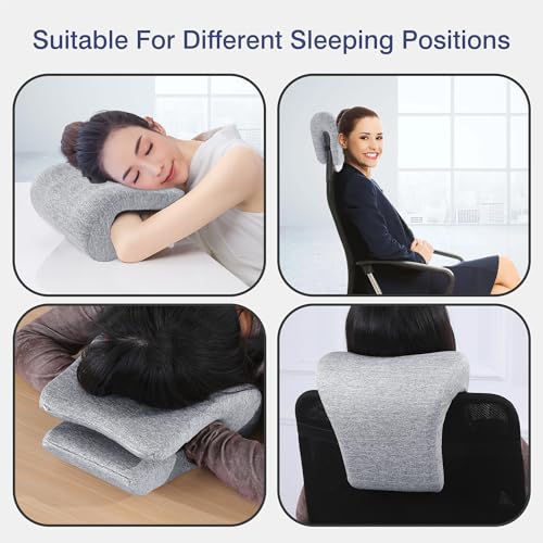 41nnkkt7rxl.jpg HOMBYS Memory Foam Neck Support Pillow for Office and Travel