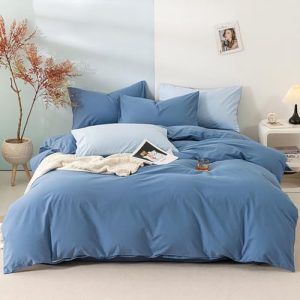 Luxlovery Blue Comforter Set for California King