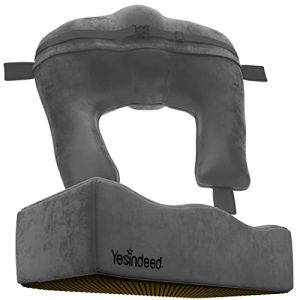 YESINDEED Dr. Approved BBL Foam Pillow Set + Back Support – Comfortable & Firm Recovery Cushion for Post Surgery Sitting