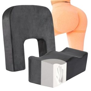 HOMBYS BBL Pillow for Surgery Aftercare + Back Support Cushion, Memory Foam Sitting & Driving Aid + Post-BBL Recovery Su