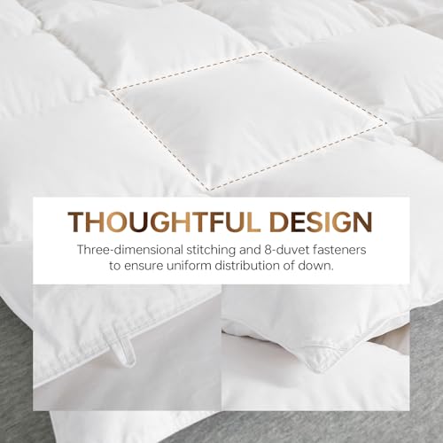 41qjuydcyyl 1.jpg C&W White Goose Down Comforter King Size for Stress Relief and Comfort | C&W White Goose Down Comforter King Size fo