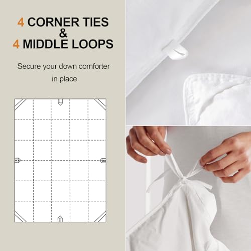 41rimt9cskl.jpg Extra Fluffy Feather Down Comforter, King Size, All Season White