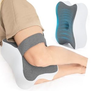 Memory Foam Leg Pillow for Side Sleepers - Sciatica Pain Relief, Spine Aligning, Pregnancy-Safe | Side Sleeping Knee