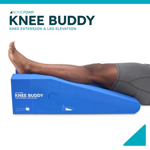 41swy2zocrl.jpg BoneFoam Knee Buddy Extender and Elevating Pillow - Post Surgery Recovery & Rehabilitation - Physicians Designed - FSA/H