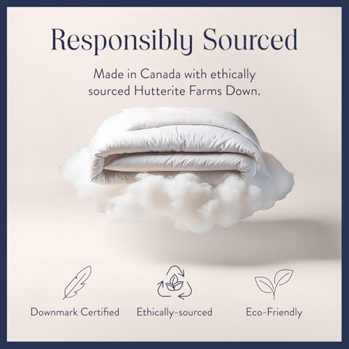 41trtrvieql 1.jpg Brooklinen All Season Luxury Down Comforter for Comfort and Warmth - Baffle Box Construction King/Cali King Size Comf