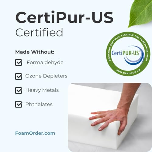 41uckhfqmll.jpg High Density Replacement Foam for Couch Cushions | Foam Inserts for Couch Cushions | High Density | Replacement Cou