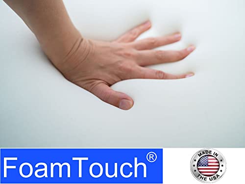 41ulcnu8lal 1.jpg FoamTouch High Density Square Upholstery Foam, Couch Cushion, Dining Chair Cushion, Wheelchair Seat Cushion Replaceme