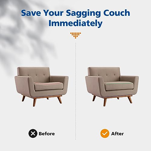 41vl9vbnqwl.jpg High Density Foam Insert Pads for Sagging Seat Cushions Gray Sectional Loveseat Chair Set of 3 | Supportive Cushion