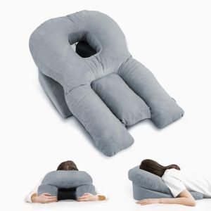 CertiPUR-US Certified Memory Foam Face Down Pillow for Stomach Sleeping After Eye Surgery and BBL Surgery