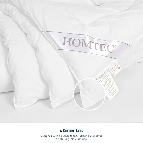 41wnha7aiel 1.jpg Down Alternative Cotton Queen Size Fluffy Comforter White Durable Breathable Lightweight All Season | 100% Cotton Qu
