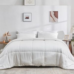 DOZ All Season Cooling Comforter for Warm Nights, 100% Viscose Derived from Bamboo, Breathable and Soft | DOZ Lightw