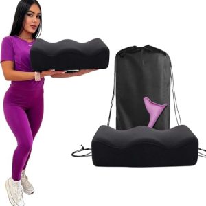 BBL Brazilian Butt Lift Soft Sitting Cushion for Post Surgery Recovery with Drawstring Bag and Urinal | Post Surgery