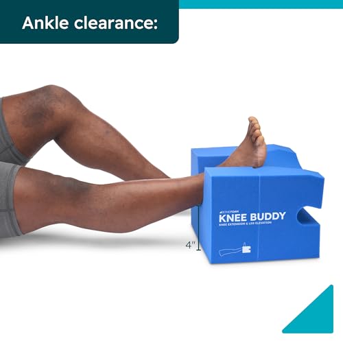 41ymurngr0l.jpg BoneFoam Knee Buddy Extender and Elevating Pillow - Post Surgery Recovery & Rehabilitation - Physicians Designed - FSA/H