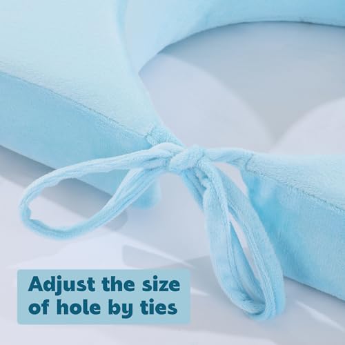 41z0vvexkdl 1.jpg HOMBYS Memory Foam BBL Pillow for After Surgery - Butt Sleeping Recovery Pillow | Soft and Washable BBL Chair Hole P