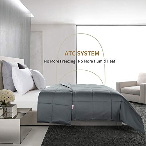 41zbz3yrfbl 3.jpg HOMBYS Lightweight Cooling Comforter King Size for Hot Sleepers HOMBYS Bamboo Derived Cooling Comforter King Size Grey H