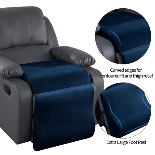41buzt6ko7l 1.jpg HOMBYS Thick & Supportive Foam Recliner Cushion with Leg Pillow for Elderly Large Square Seat Cushion Wave Shape Footres