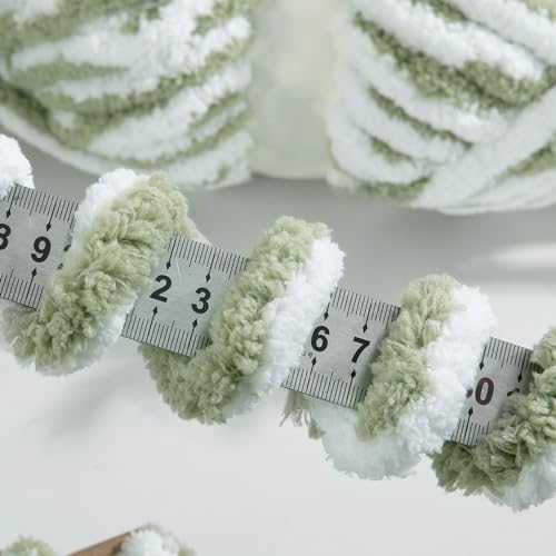 41cq78dpml.jpg HOMBYS Soft Lightweight Large Thick Jumbo Yarn for Hand Knitting | HOMBYS Bulky Fulffy Chunky Chenille Yarn for Chun