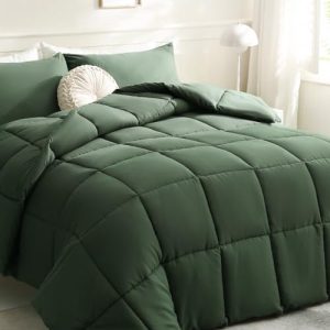 DOWNCOOL Green Oversized King All Season Comforter Quilt