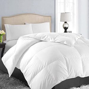 EASELAND All-Season Down Alternative Comforter, Reversible, Warm & Fluffy, White