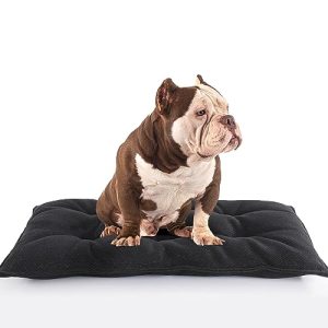 Chew Proof Dog Bed - Indestructible Crate Pad Mat for Aggressive Chewers | Durable and Water Resistant Teething Pupp
