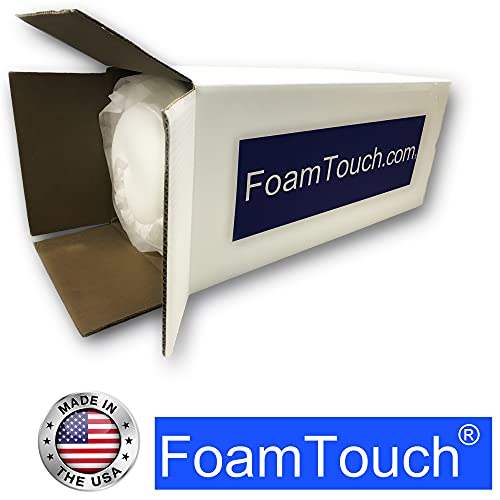 41dnchycbms 1.jpg FoamTouch High Density Square Cut Upholstery Foam, Couch Cushion, Replacement for Couch, Dining Chair, and Wheelchair