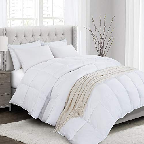41ewhq5jzal 2.jpg HOMBYS Super King Size Down Alternative Comforter, Fluffy and Warm for Winter, 120 x 98 in, 116 oz Quilted Duvet Insert