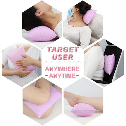 41ein5l3l8l 2.jpg Comfortable Minky Dot Lavender Knee Pillow for Side Sleepers Back Pain Relief After Surgery