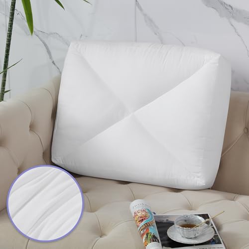 41fpelmspkl.jpg HOMBYS Shredded Foam Couch Back Cushions Replacement for Couches, Durable Stuffing Fill Removable Lumbar Support Pill