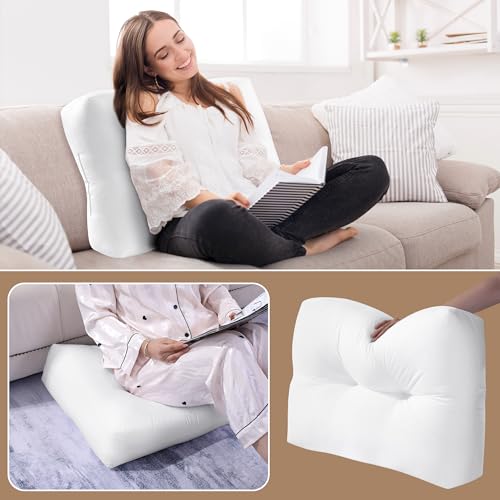 41gpnfdnlcl.jpg Royalay Supportive Sofa Waist Cushion Replacement Stuffing Fill with Quilt Design, Removable Back Pillow for Lumbar S