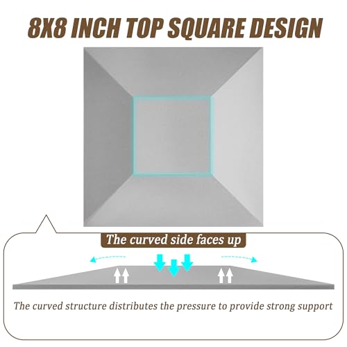 41hmejespwl.jpg High-Density Foam Couch Cushion Support for Sagging Seats | 20" X 20" Square Sofa Cushion Replacement Pads, Fix Sags