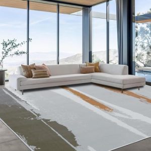 HOMBYS 10x14 ft Modern Area Rug - Large Abstract Floor Carpet for Living Room & Bedroom | HOMBYS 10x14 ft Modern Are