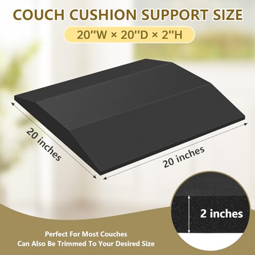 41i0p2v56xl 1.jpg Firm Density Foam Trapezoidal Couch Cushion Support for Sagging Seat Replacement 3PC | Trapezoidal Sofa Cushion Supp