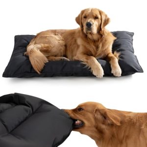Indestructible Dog Bed for Aggressive Chewers - Chew Proof & Durable for Medium Dogs | Machine Washable & Waterproof